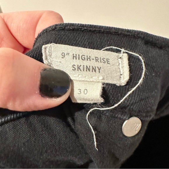 Madewell skinny jeans size 30’ 9’ rise - Picture 2 of 6